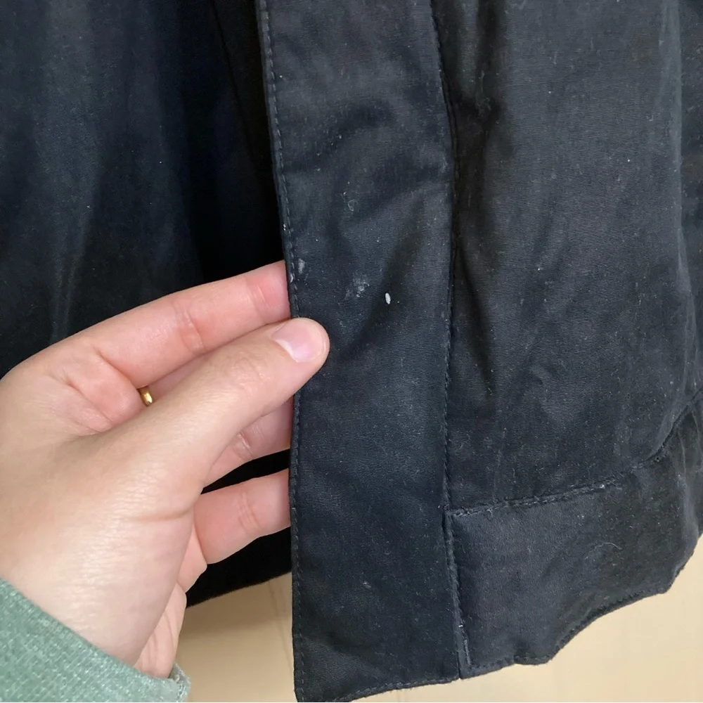 Dockers Barn Jacket Chore Coat Field Coat Men’s XL Sherpa-lined Collar Black Tan - Picture 15 of 15